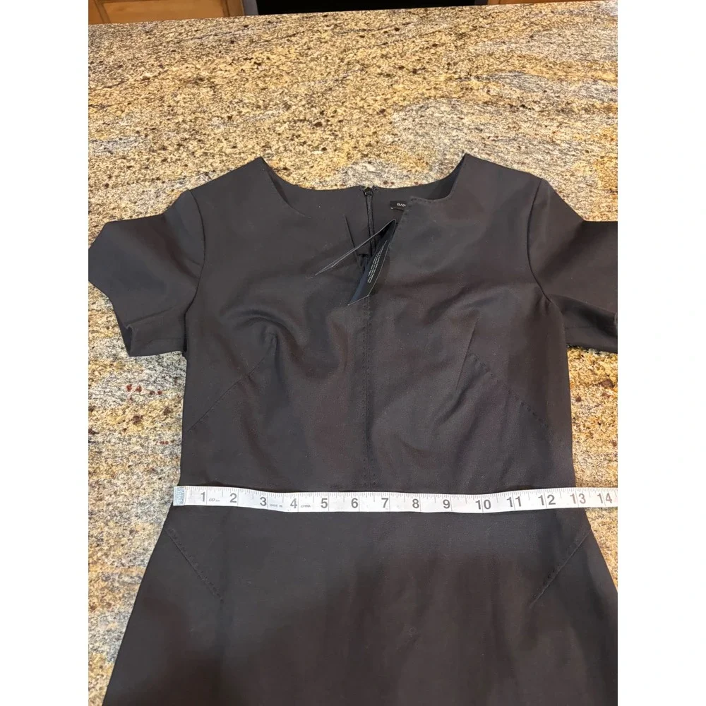 NWT Banana Republic Black Dress Women's Size 4 Short Sleeve Career Business $128
